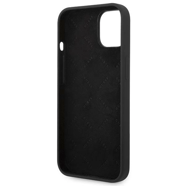 Etui Guess Silicone Triangle na iPhone 14 Plus - czarne