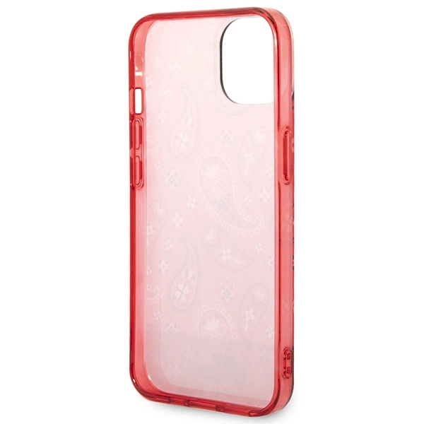 Etui Guess Bandana Paisley na iPhone 14 - czerwone