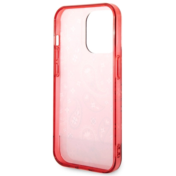 Etui Guess Bandana Paisley na iPhone 14 Pro Max - czerwone