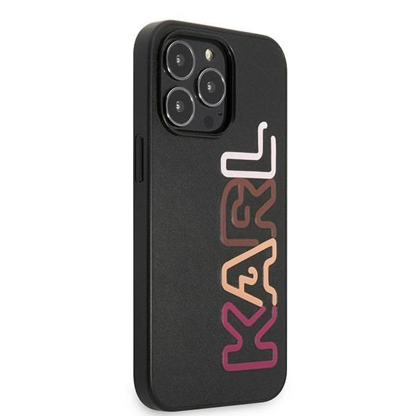 Etui Karl Lagerfeld Multipink Brand na iPhone 13 Pro Max - czarne