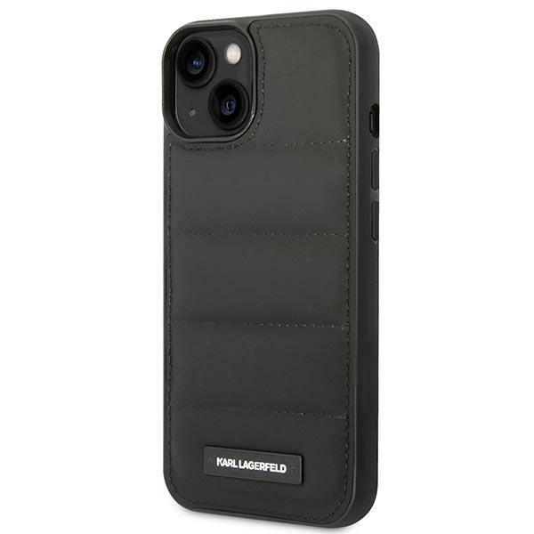 Etui Karl Lagerfeld Puffy Elongated Logo na iPhone 14 - czarne