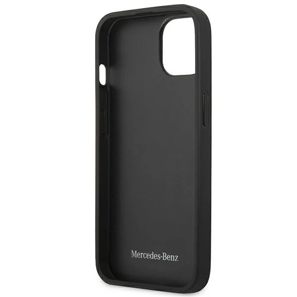 Etui Mercedes Leather Urban na iPhone 14 Plus - czarne