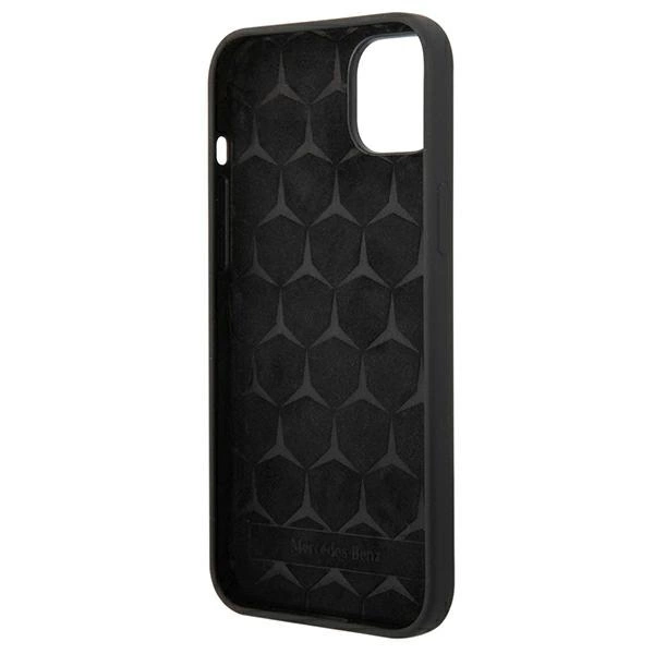 Etui Mercedes Silicone Line na iPhone 14 Plus - czarne