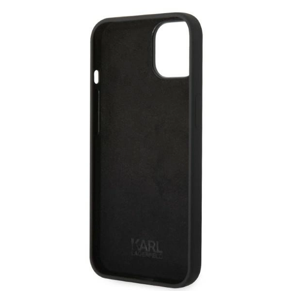 Etui Karl Lagerfeld Silicone RSG na iPhone 14 Plus - czarne