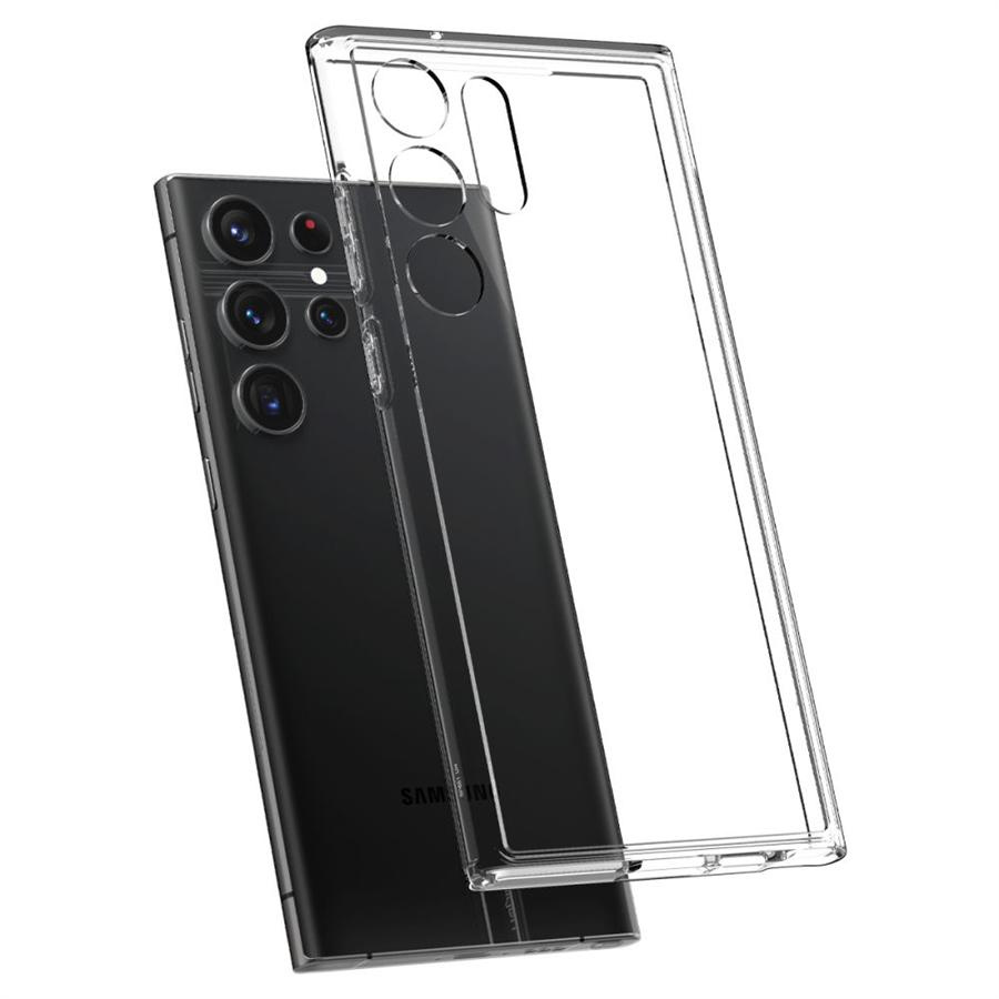 Etui Spigen Ultra Hybrid na Samsung Galaxy S23 Ultra - przezroczyste