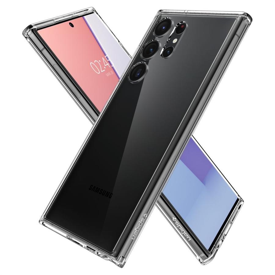 Etui Spigen Ultra Hybrid na Samsung Galaxy S23 Ultra - przezroczyste