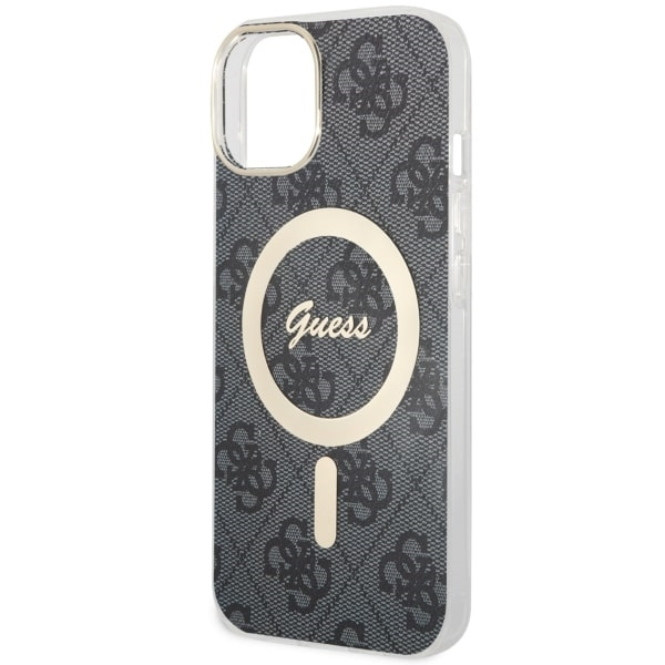 Guess GUHMP14MH4STK iPhone 14 Plus/ 15 Plus 6.7" czarny/black hardcase 4G MagSafe