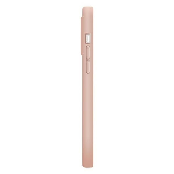Etui UNIQ Lino Hue Magclick Charging na iPhone 14 Pro - różowe