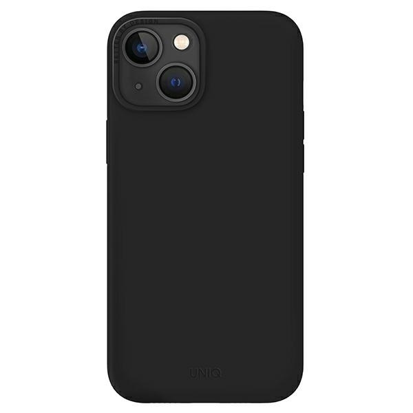 Etui Uniq Lino na iPhone 14 Plus - czarne