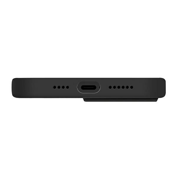 Etui Uniq Lino na iPhone 14 Plus - czarne
