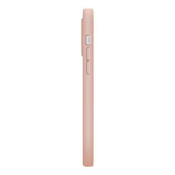 Etui Uniq Lino na iPhone 14 Pro - różowe