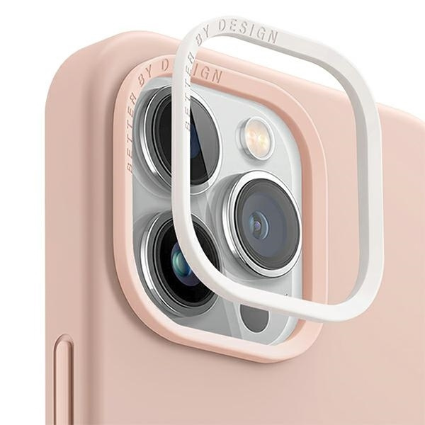 UNIQ etui Lino iPhone 14 Pro Max 6,7" różowy/pink blush