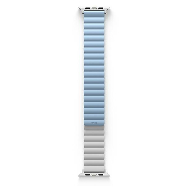 Pasek Uniq Revix na Apple Watch 1/2/3/4/5/6/7/8/SE/SE2/Ultra 42/44/45/49mm - biało-niebieski