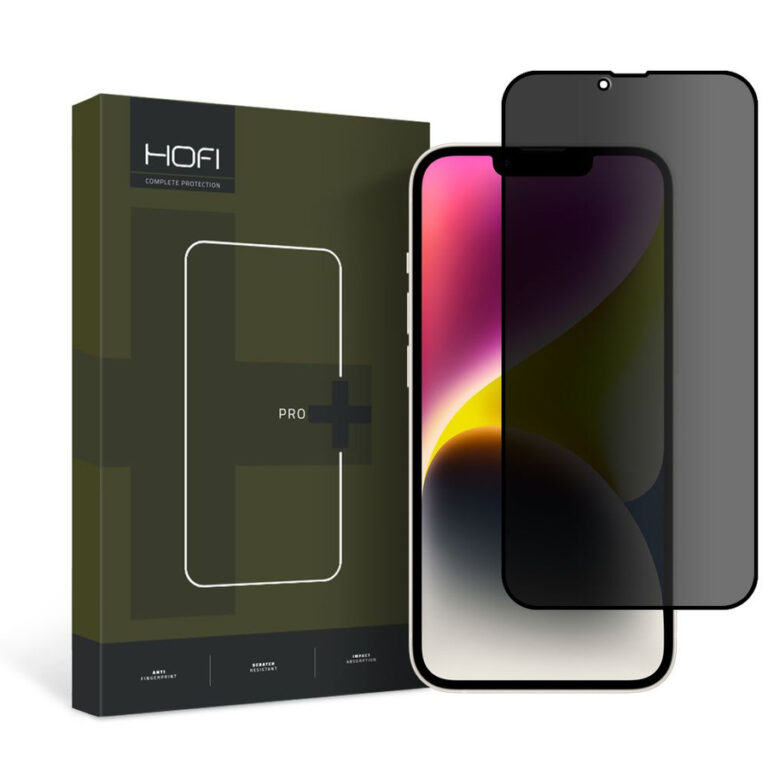 SZKŁO PRYWATYZUJĄCE HOFI ANTI SPY GLASS PRO+ IPHONE 13 / 13 PRO / 14 / 16E PRIVACY