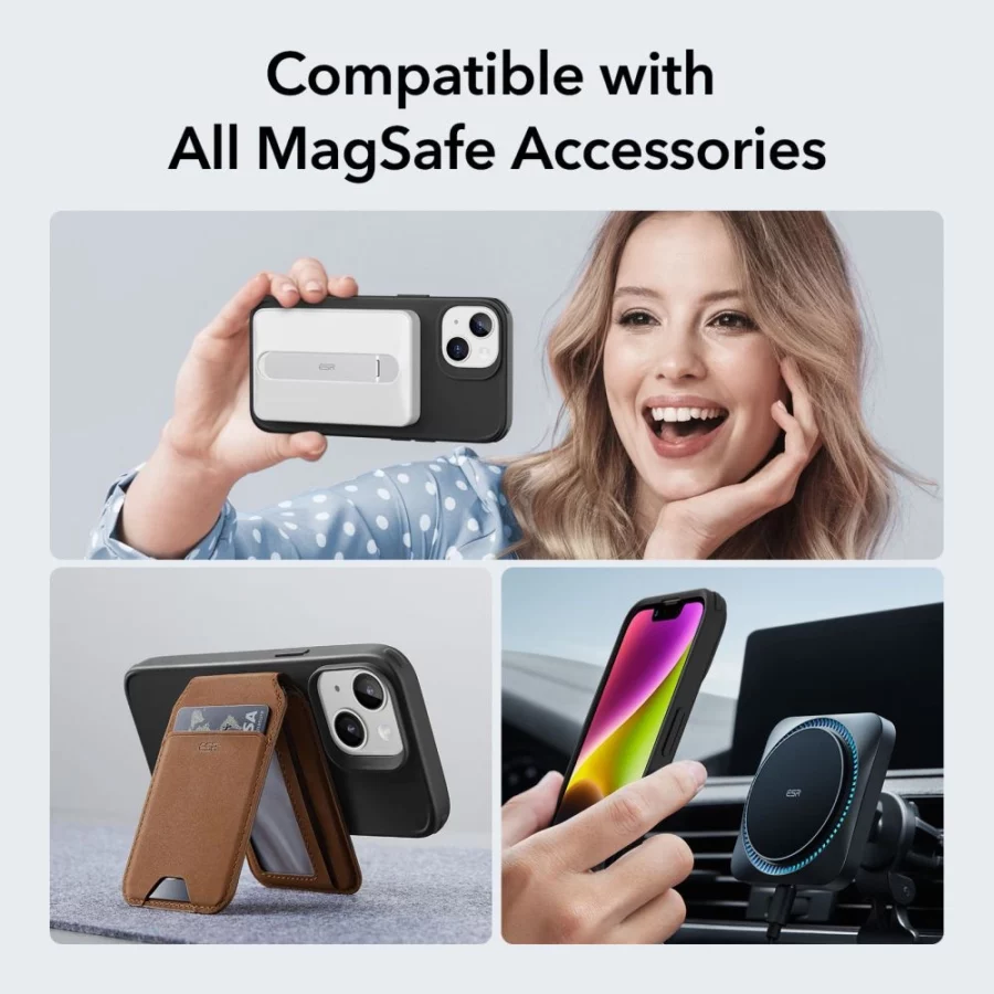 Etui ESR Classic Hybrid Halolock MagSafe na iPhone 14 Plus - czarne