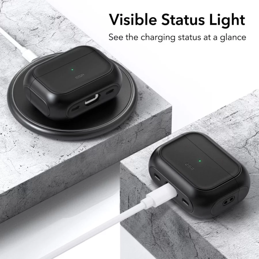ESR Orbit Halolock z MagSafe na Apple AirPods Pro 1 / 2 - czarne