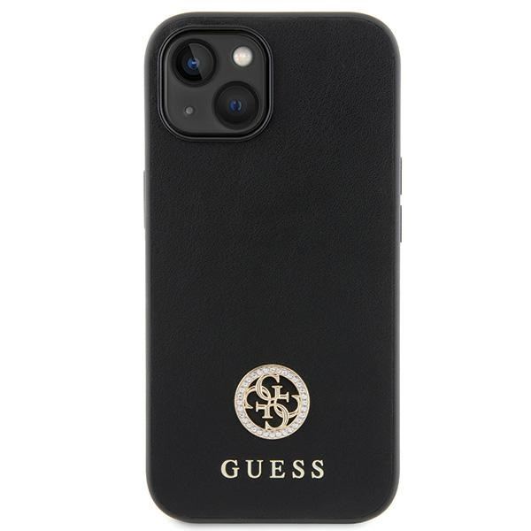 Guess GUHCP15MPS4DGPK iPhone 15 Plus / 14 Plus 6.7" czarny/black hardcase Strass Metal Logo
