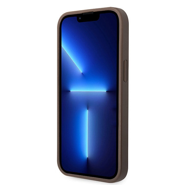Guess GUHCP15S4GMGBR iPhone 15 / 14 / 136.1" brązowy/brown hardcase 4G Big Metal Logo