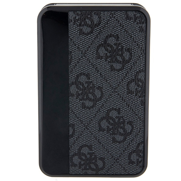 Guess Powerbank 18W GUPB10DP4GEGK10000mAh czarny/black 4G Leather Metal Logo