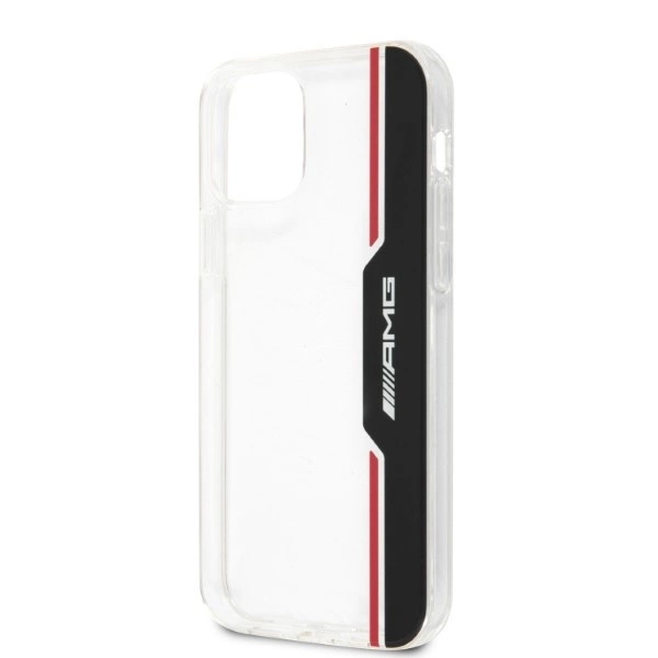 Etui AMG Electroplate Vertical na iPhone 12 / iPhone 12 Pro - przezroczyste