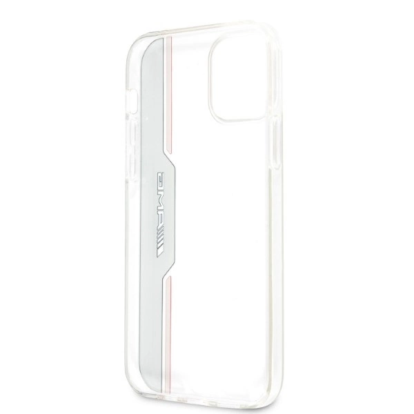 Etui AMG Electroplate Vertical na iPhone 12 / iPhone 12 Pro - przezroczyste