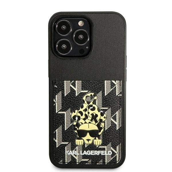 Etui Karl Lagerfeld Karlimals Cardslot na iPhone 13 Pro / iPhone 13 - czarne