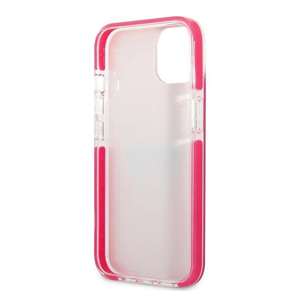 Etui Karl Lagerfeld Choupette Head na iPhone 13 mini - fuksjowy