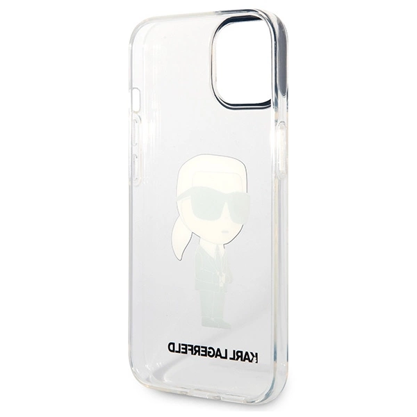 Etui Karl Lagerfeld Ikonik Karl na iPhone 14 Plus - przezroczyste