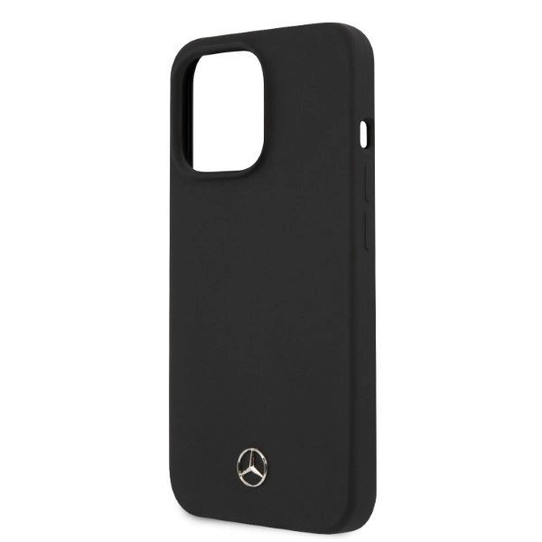 Etui Mercedes Silicone Line MagSafe na iPhone 13 Pro / iPhone 13 - czarne