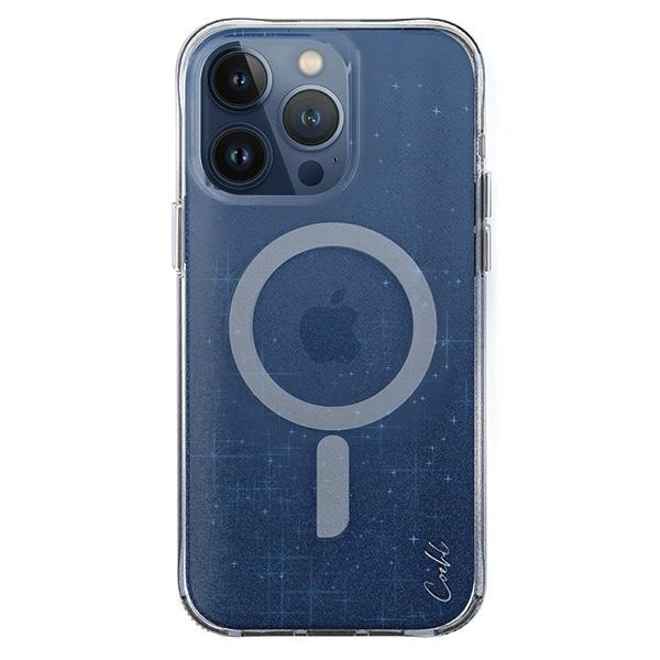 Etui UNIQ Coehl Lumino Magnetic Charging do iPhone 15 Pro Magnetic Charging - niebieskie