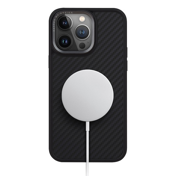 Etui UNIQ Keva Magclick Charging do iPhone 15 Pro Max - czarne