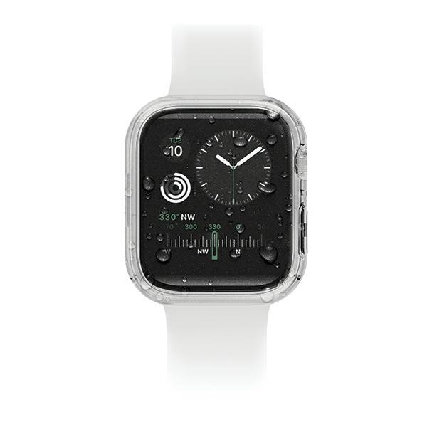 UNIQ etui Nautic Apple Watch Series 7/8/ 9 41mm przezroczysty/dove clear
