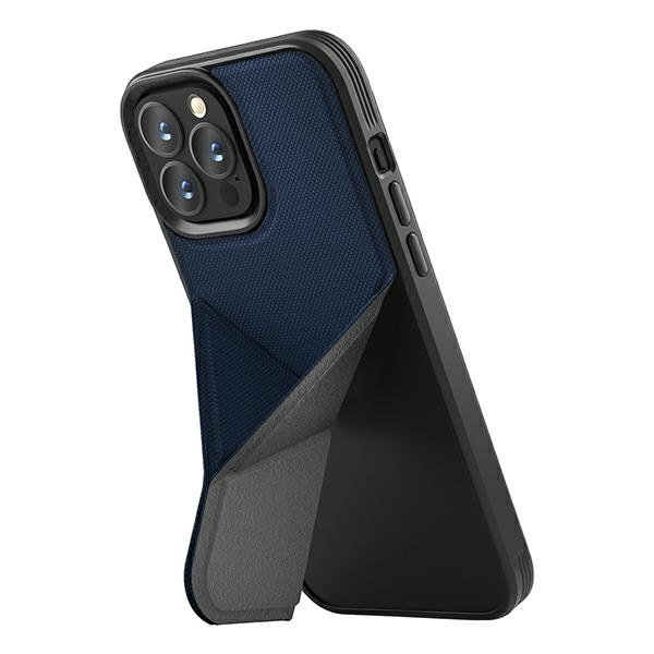Etui UNIQ Transforma Magclick Charging na iPhone 14 Plus - niebieskie