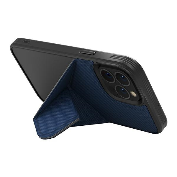 Etui UNIQ Transforma Magclick Charging na iPhone 14 Plus - niebieskie