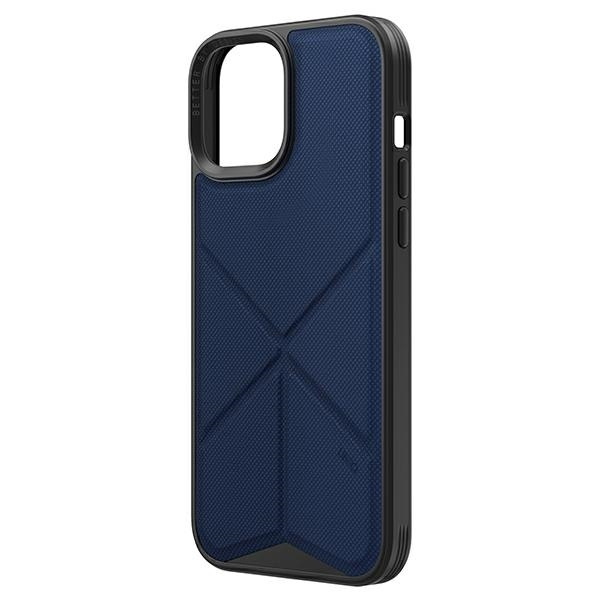 Etui UNIQ Transforma Magclick Charging na iPhone 14 Pro Max - niebieskie