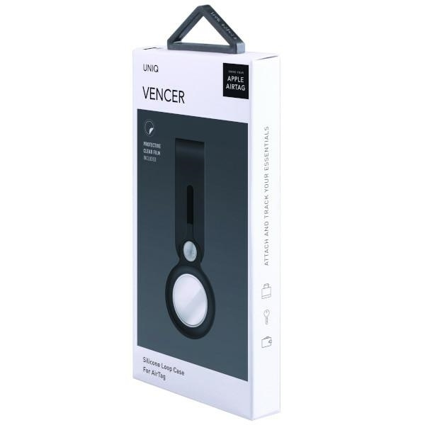 UNIQ etui Vencer Silicone na AirTag ciemnoszary/charcoal