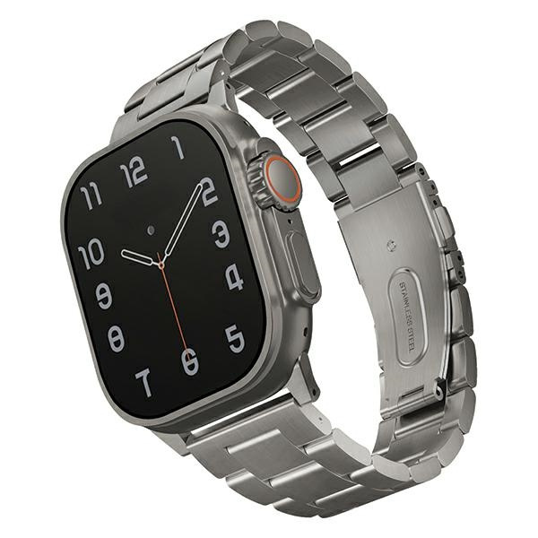 Pasek Uniq Osta Stainless Steel na Apple Watch 1/2/3/4/5/6/7/8/SE/SE2/Ultra 42/44/45/49mm - srebrny