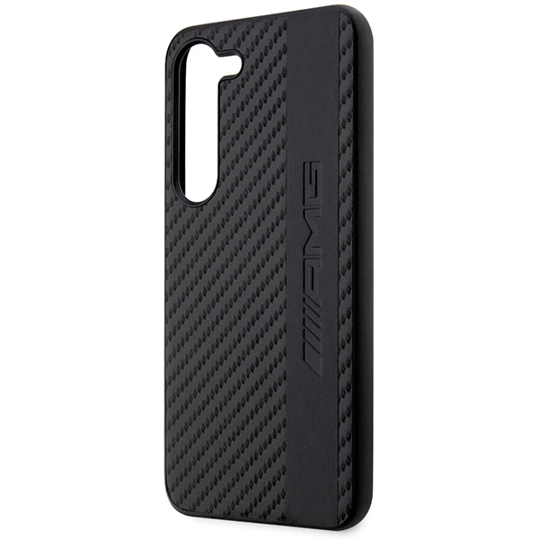 Etui AMG Carbon Stripe&Embossed na Samsung Galaxy S23+ - czarne