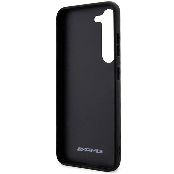 Etui AMG Carbon Stripe&Embossed na Samsung Galaxy S23+ - czarne