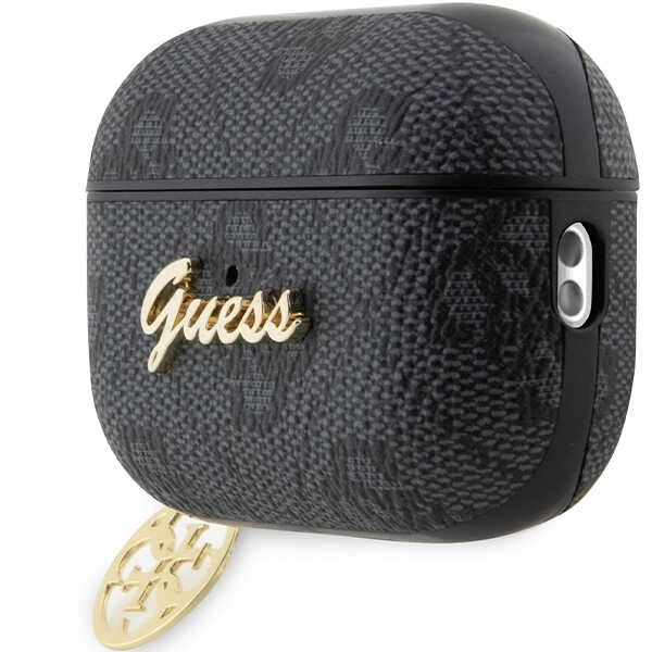Etui Guess 4G Charm Collection na AirPods Pro 2 - czarne