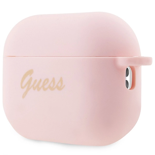 Etui Guess Silicone Charm Heart Collection na AirPods Pro 2 - różowe