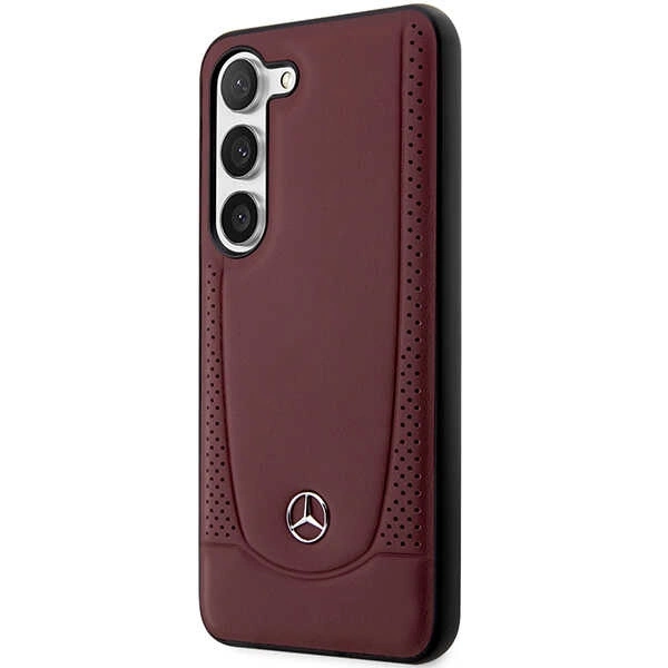 Etui Mercedes Leather Urban Bengale na Samsung Galaxy S23+ - czerwone