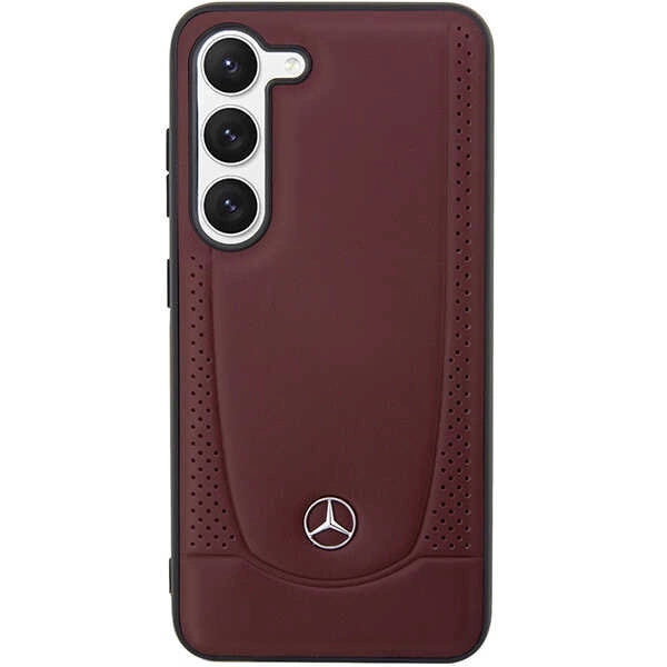 Etui Mercedes Leather Urban Bengale na Samsung Galaxy S23+ - czerwone