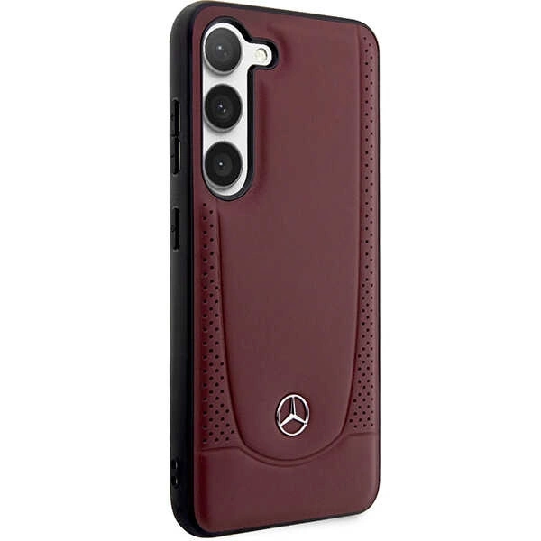 Etui Mercedes Leather Urban Bengale na Samsung Galaxy S23+ - czerwone
