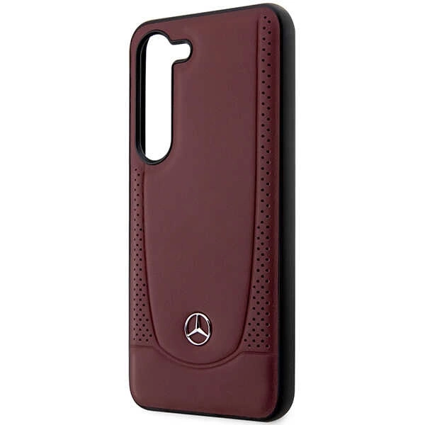 Etui Mercedes Leather Urban Bengale na Samsung Galaxy S23+ - czerwone