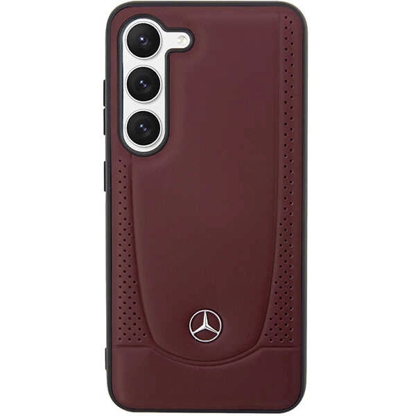 Etui Mercedes Leather Urban Bengale na Samsung Galaxy S23 - czerwone