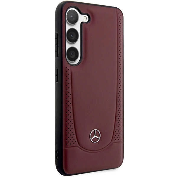 Etui Mercedes Leather Urban Bengale na Samsung Galaxy S23 - czerwone
