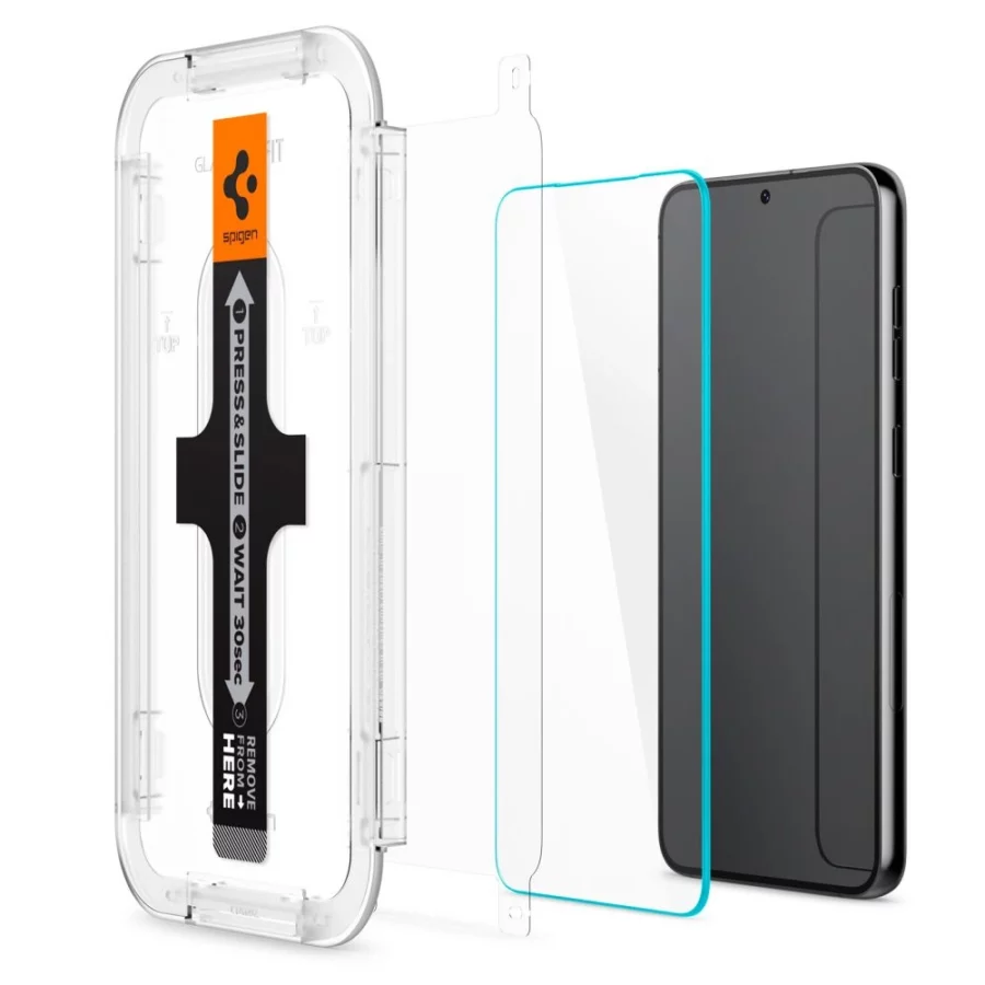 Szkło hartowane Spigen Glas.tR EZ Fit na Samsung Galaxy S23 - 2 szt.