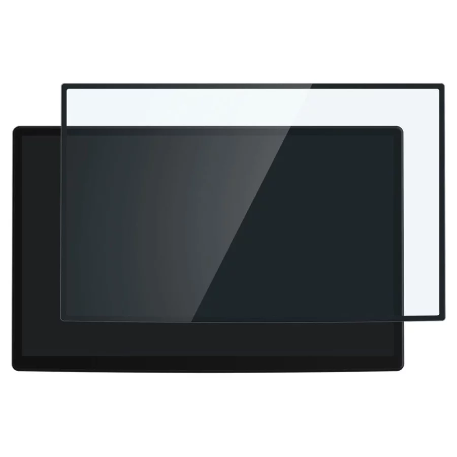 Szkło hartowane Spigen Glas.tR EZ Fit na Tesla Model X 2022 / Model S 2021 - czarne