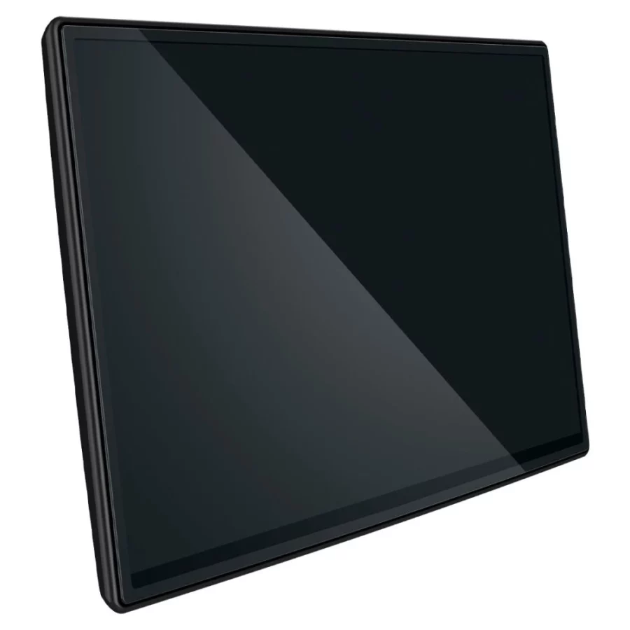 Szkło hartowane Spigen Glas.tR EZ Fit na Tesla Model X 2022 / Model S 2021 - czarne